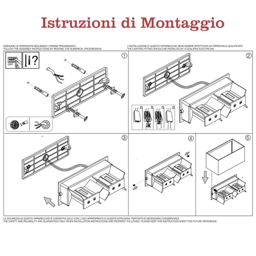 Applique led Ideal moderno Lux ATOM AP D20