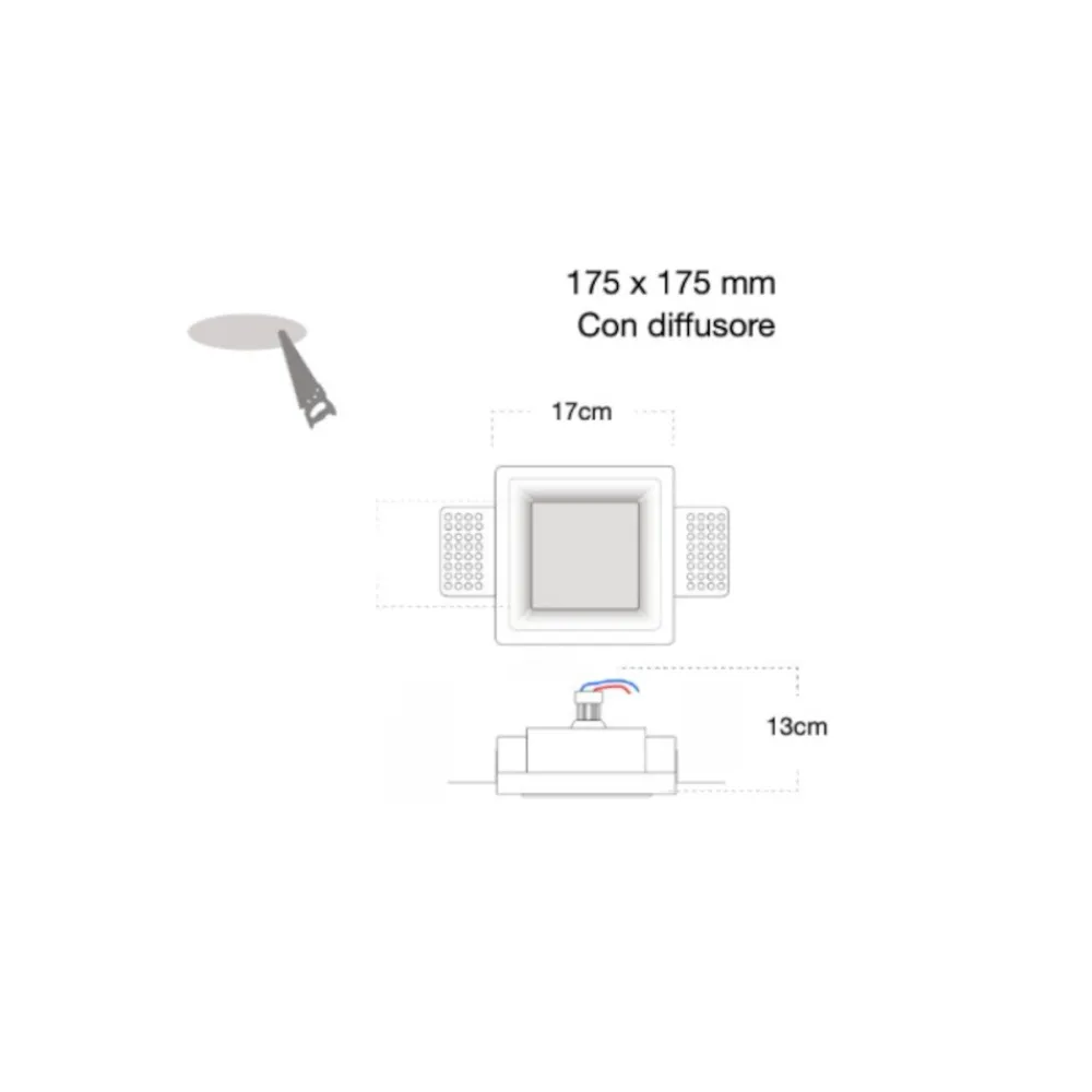 Foco empotrable Lampadari Bartalini OTNACNI 120 GU10 LED