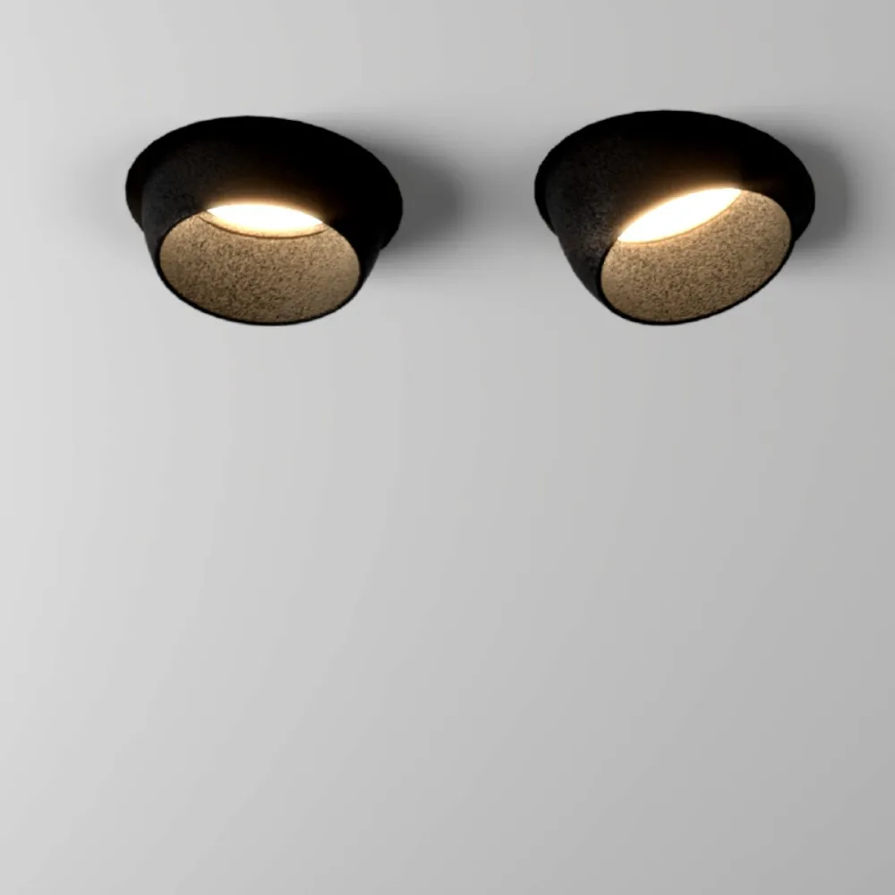 Einbaustrahler Lampadari Bartalini THGILOTOR 2 SCHWARZ GU10 LED