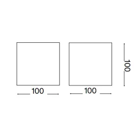 Applique murale LED classique Ideal Lux ATOM 313443