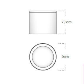 Moderne Deckenleuchte Lampadari Bartalini ILOPILLAG Weiß GX53 LED
