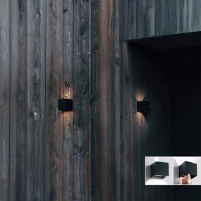 Aplique de pared LED moderno ideal Lux ATOM AP D10 313436 313429 313450