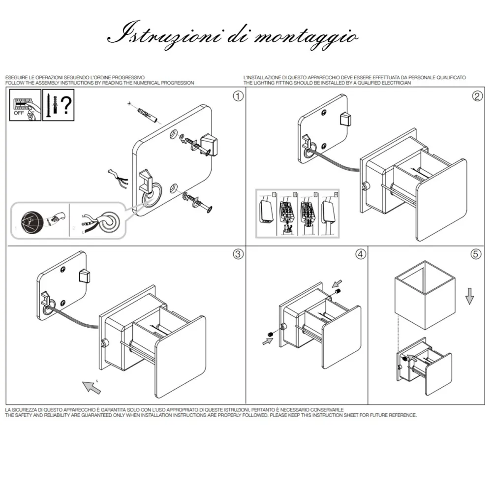 Applique murale LED moderne idéale Lux ATOM AP D10 313436 313429 313450