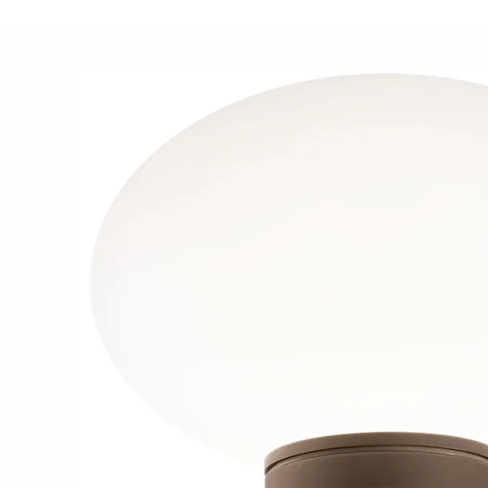 Applique classico esterno Ideal Lux CLIO 326788 E27 LED alluminio caffè plastica