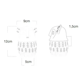 Gips Lampadari Bartalini OWL GU10 LED-Kronleuchter