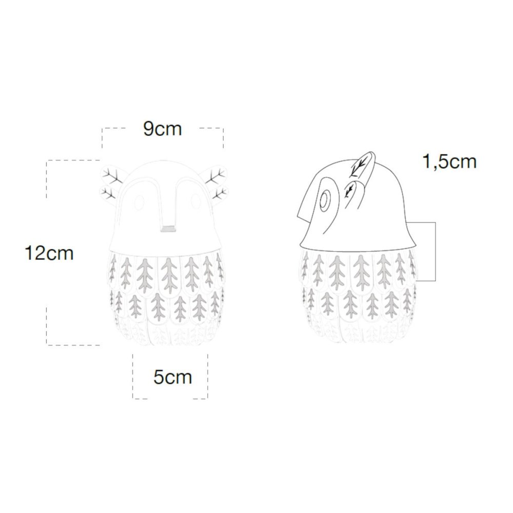 Lampadari Bartalini OWL GU10 LED