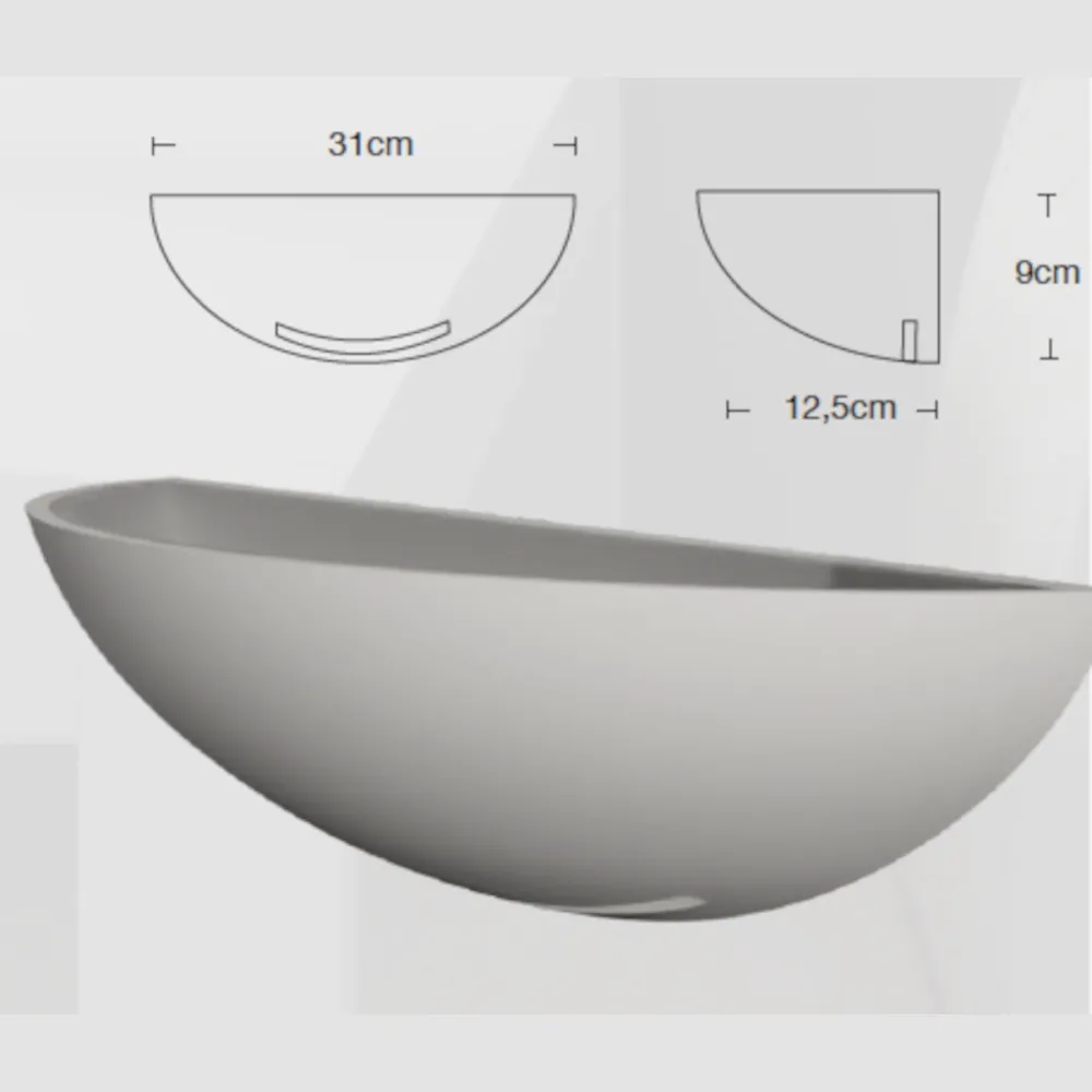 Applique gesso Lampadari Bartalini ACNOC R7s 118 LED