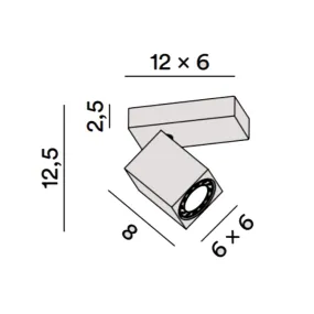 Spot Perenz ODDY 8170 GU10...