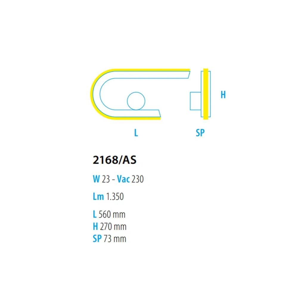 Applique led Fratelli Braga GLIFO 2168 AS