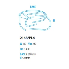 Fratelli Braga GLIFO 2168 PL4 lámpara de techo LED