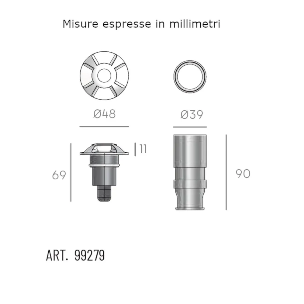 Spot encastré LED IP67 Sovil HANGAR 99279 09