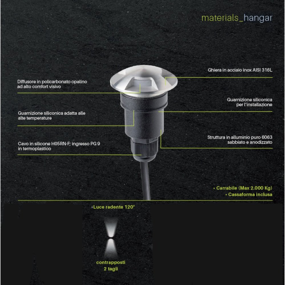Sovil HANGAR 99278 09 LED IP67 Einbaustrahler