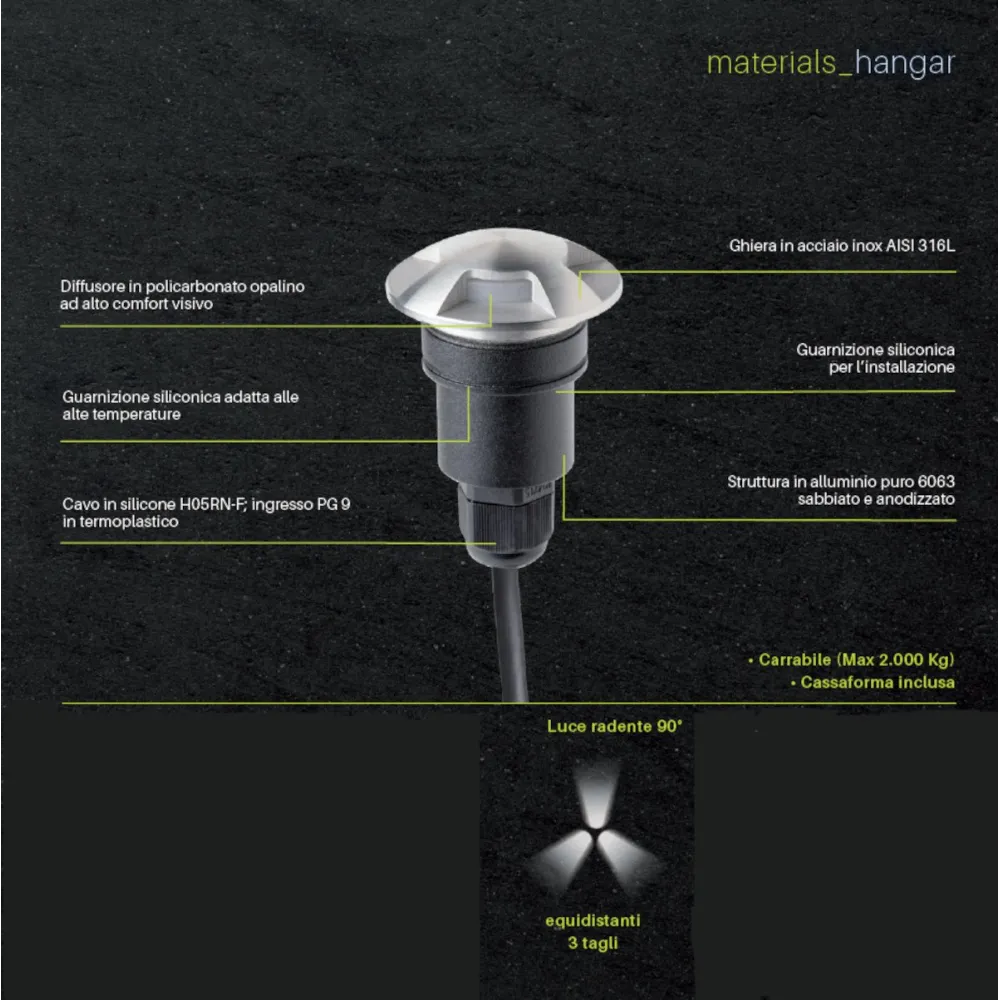 Spot encastré LED Sovil HANGAR 99280 09