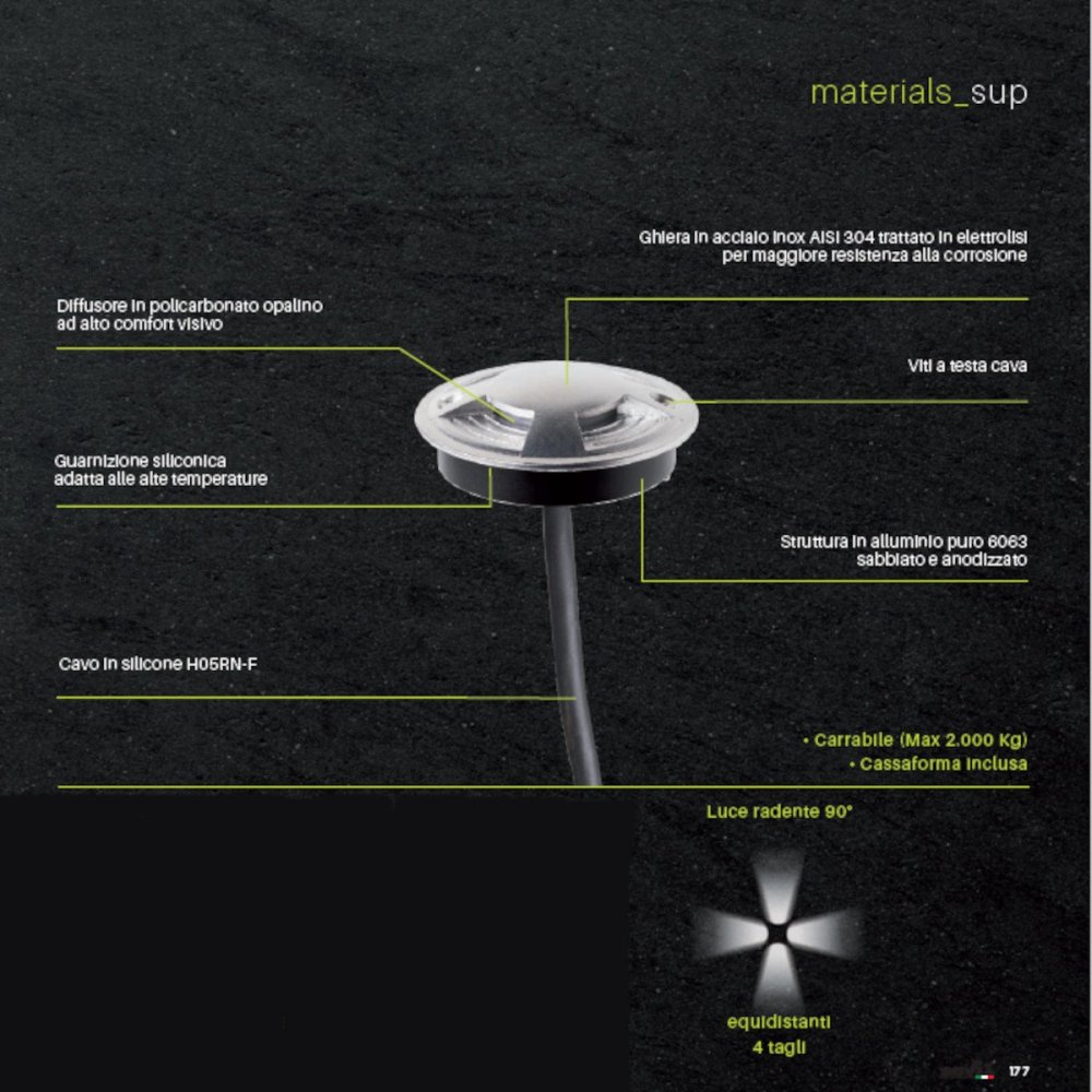 Faretto incasso Sovil SUP 98269 09 LED