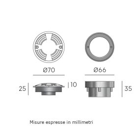 Faretto incasso Sovil SUP 98269 09 LED