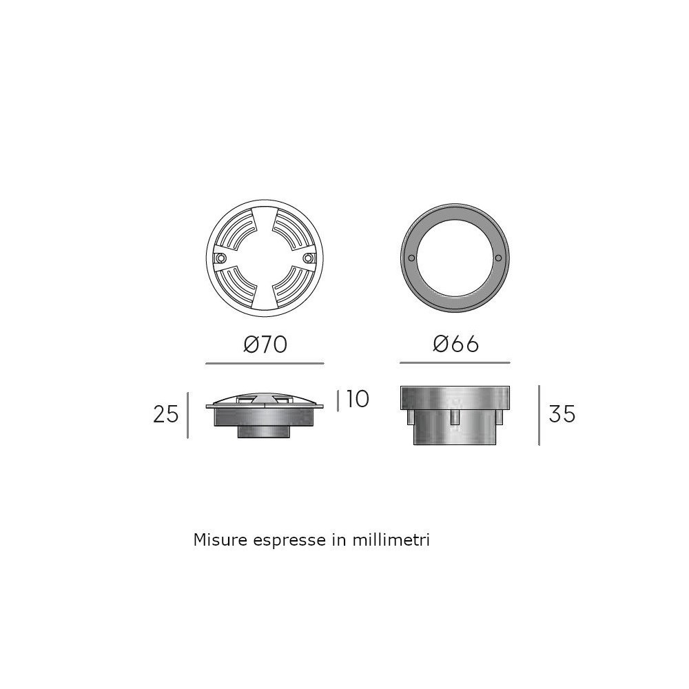 Faretto incasso Sovil SUP 98269 09 LED