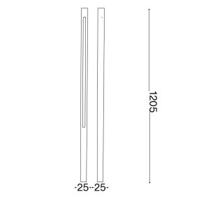 Lampioncino picchetto esterno Ideal Lux JEDI 306797 293196