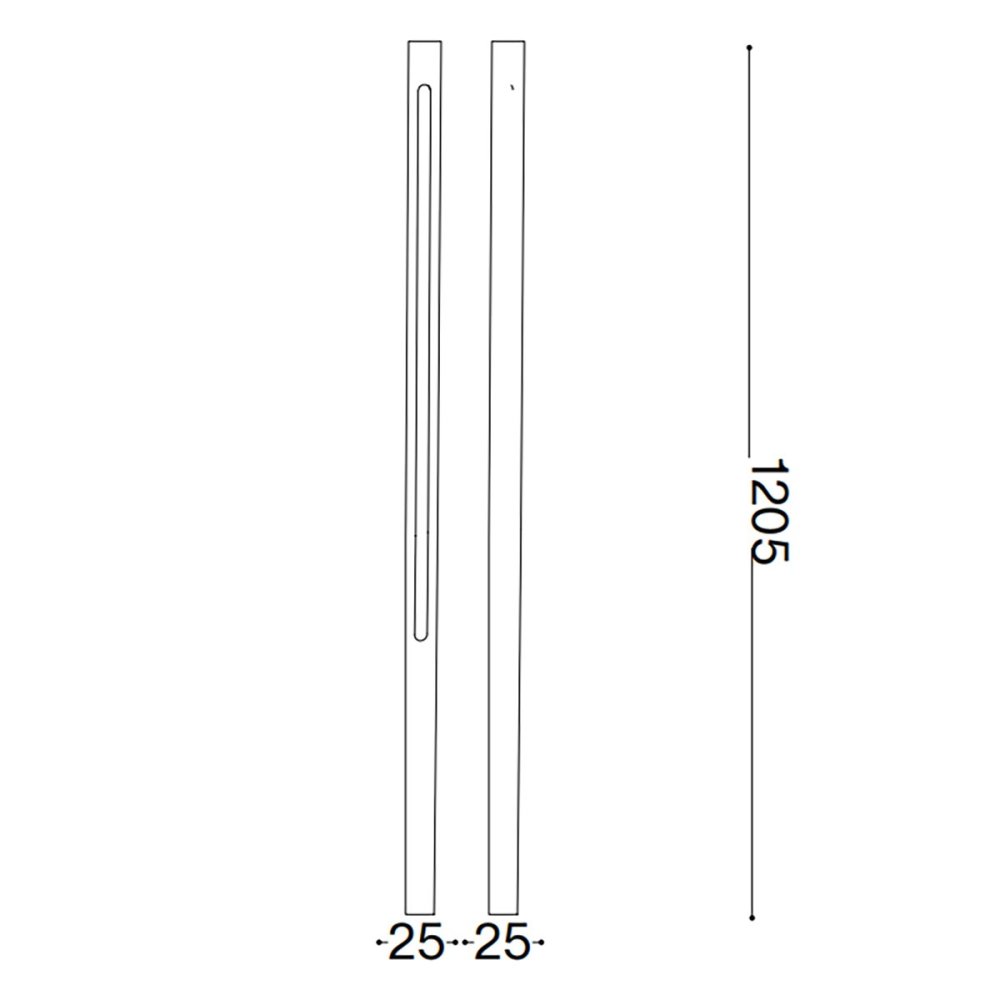 Lampioncino picchetto esterno Ideal Lux JEDI 306797 293196
