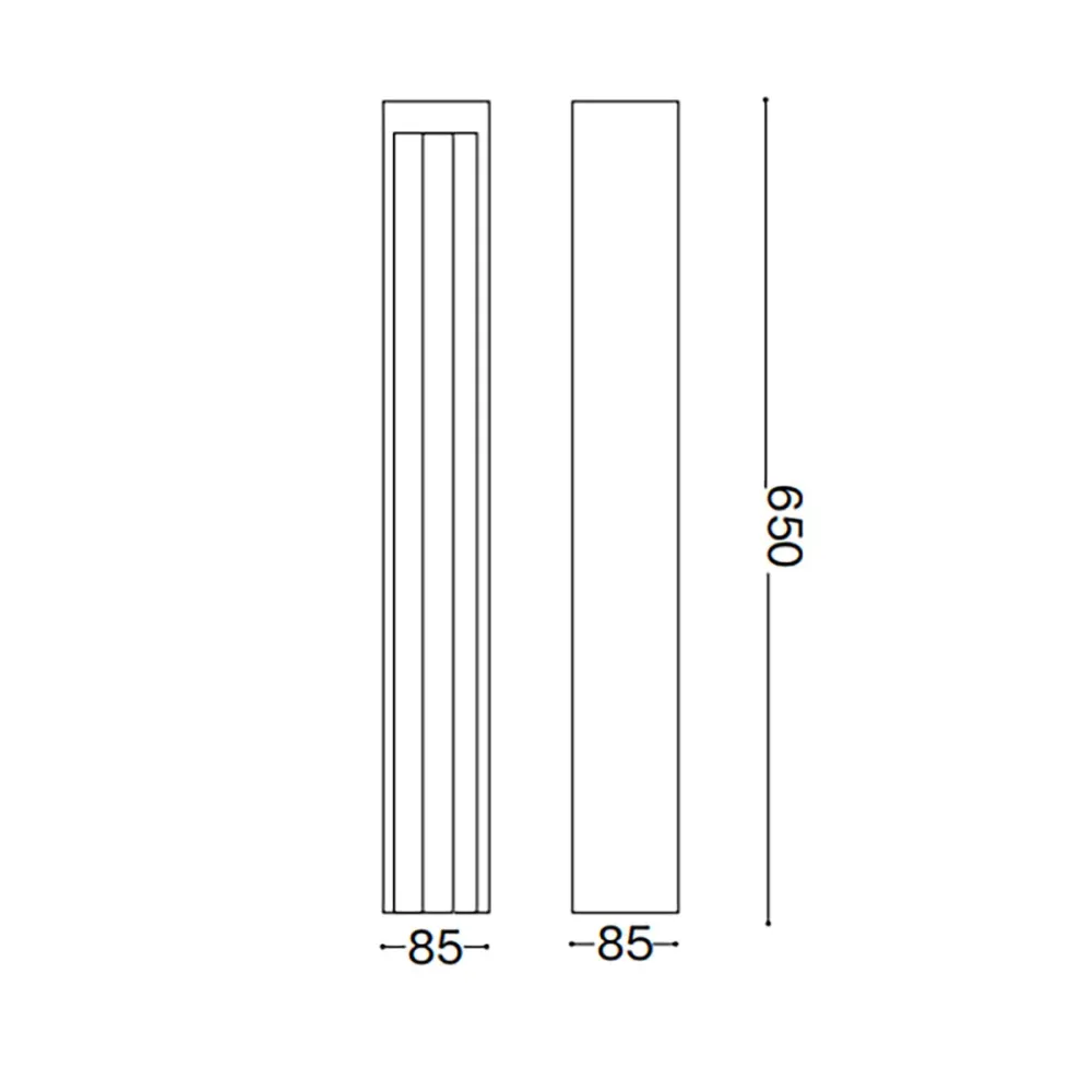 Lámpara de exterior Ideal Lux KURT PT 306841 294049 BLANCO