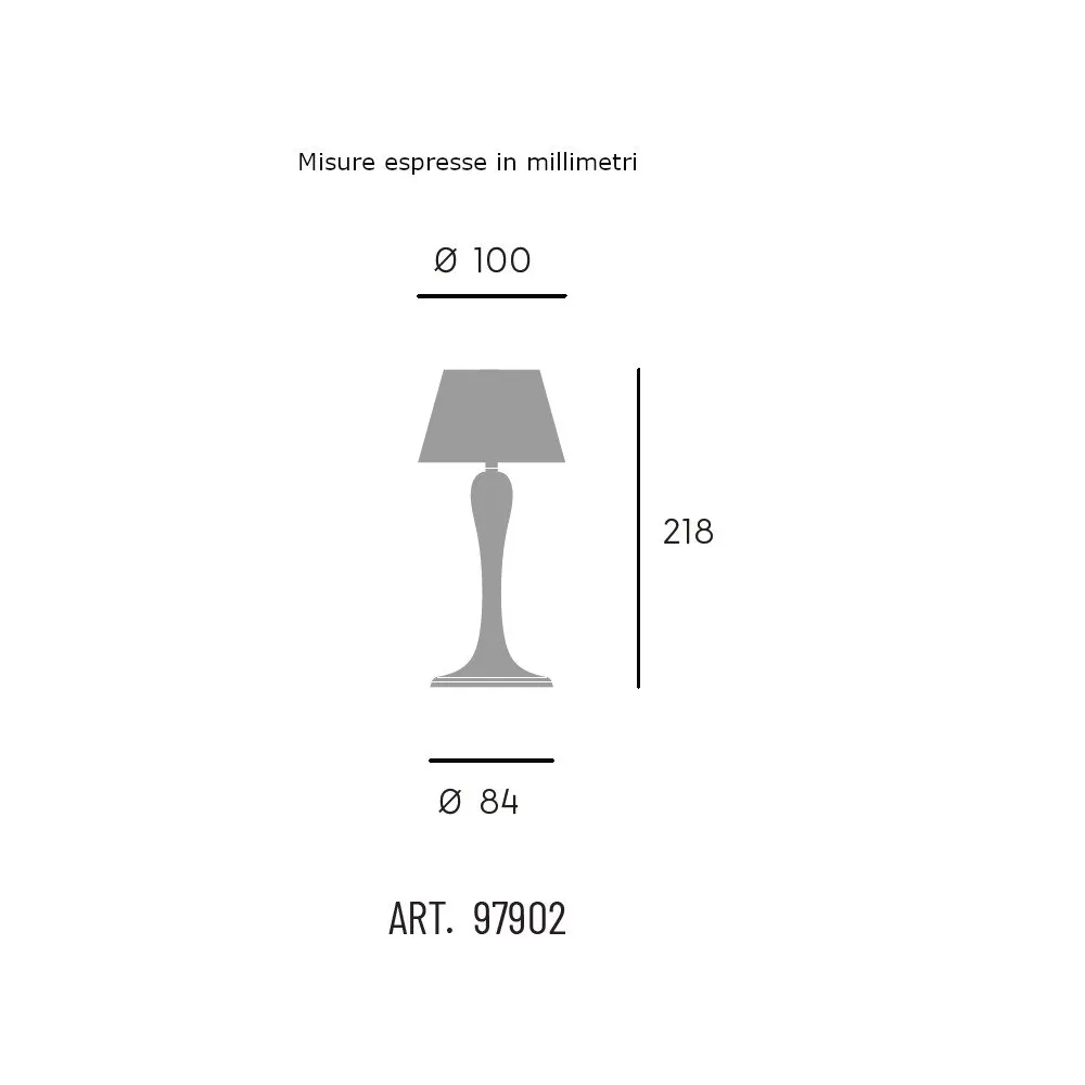 Wiederaufladbarer Lampenschirm Sovil lighting FRIDA 97902 36 LED