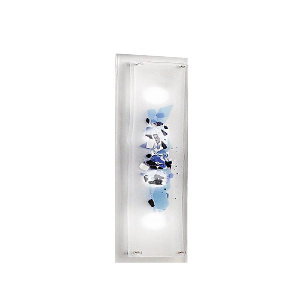 Plafonnier en verre coloré Familamp ABSTRACUS 325 AG