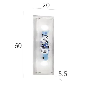 Familamp ABSTRACUS 325 AG Farbglas-Deckenleuchte