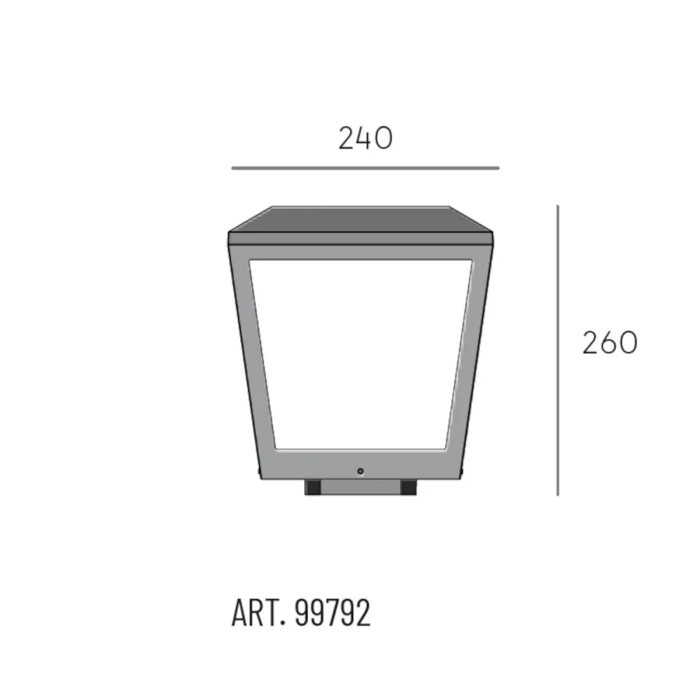 Lámpara de pie Sovil Lighting VISTA 99792 16 LED IP65