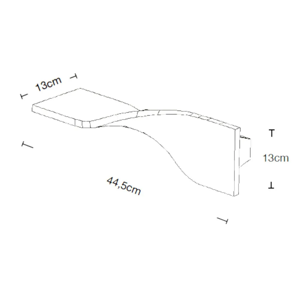 Applique gesso Lampadari Bartalini ADISIN R7s LED