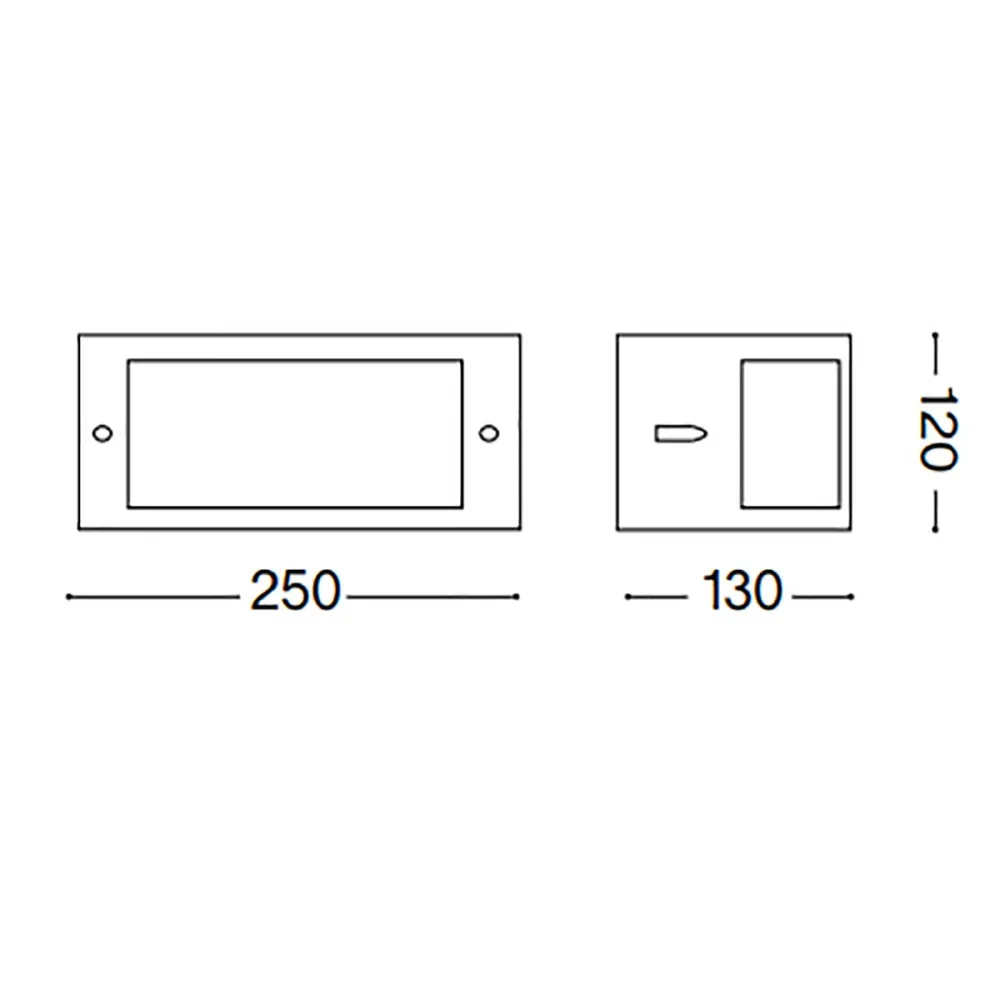 Applique classica esterno Ideal Lux REX 1 AP1 213217