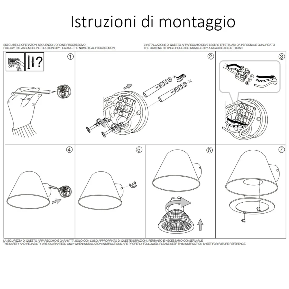 Applique d'extérieur classique Ideal Lux GAS 213095