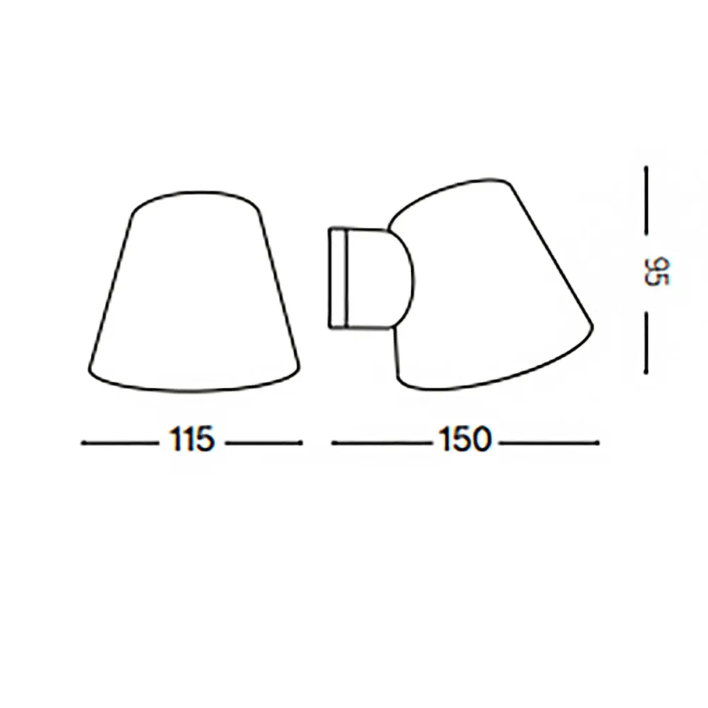 Applique esterno classico Ideal Lux GAS 213095