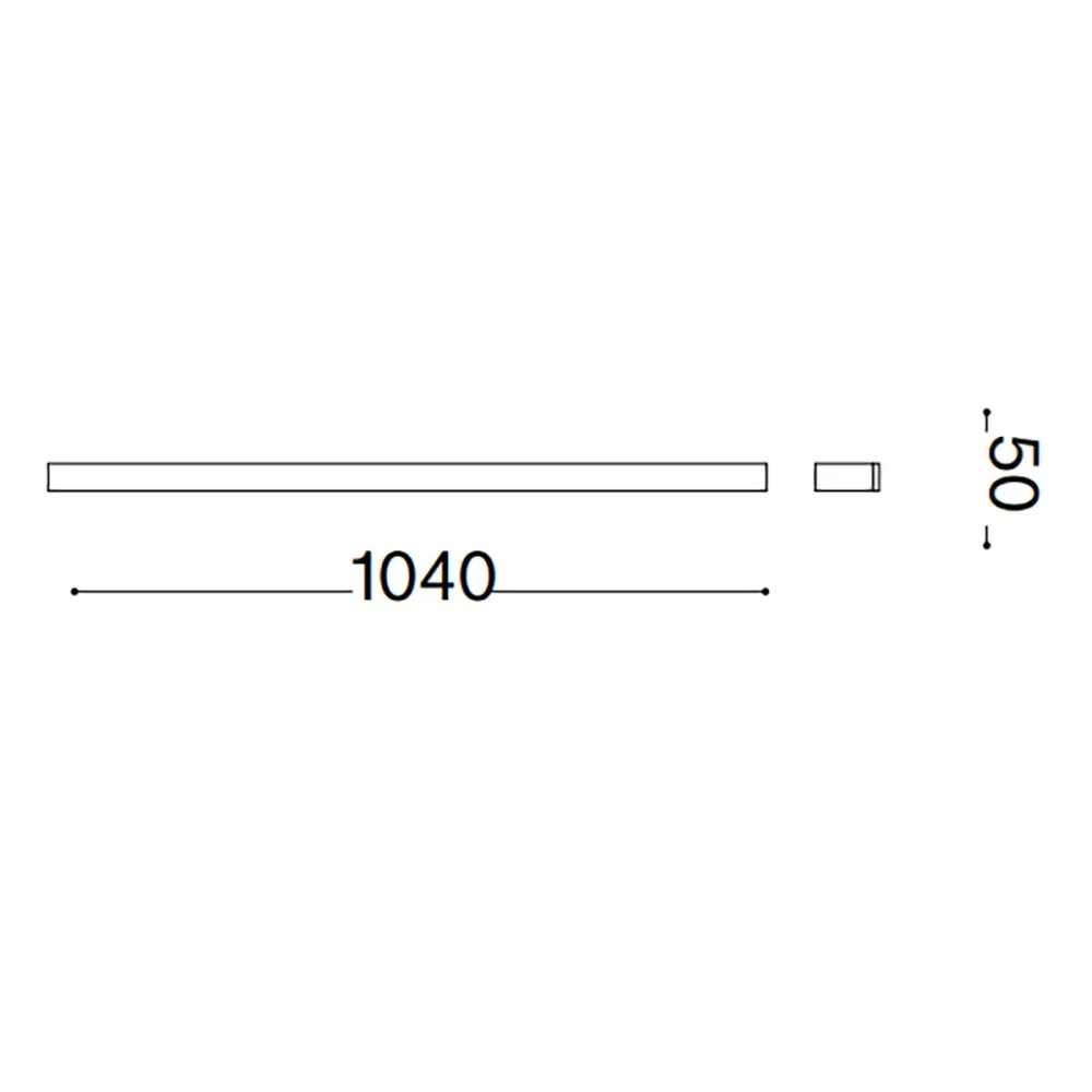 Applique moderno esterno Ideal Lux LINEA 313474 313467 313498