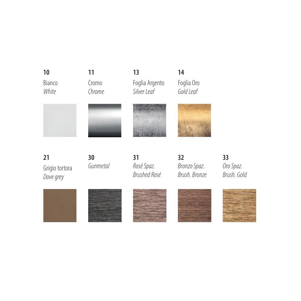 Applique moderna Fratelli Braga GAMMA 2080 A LED