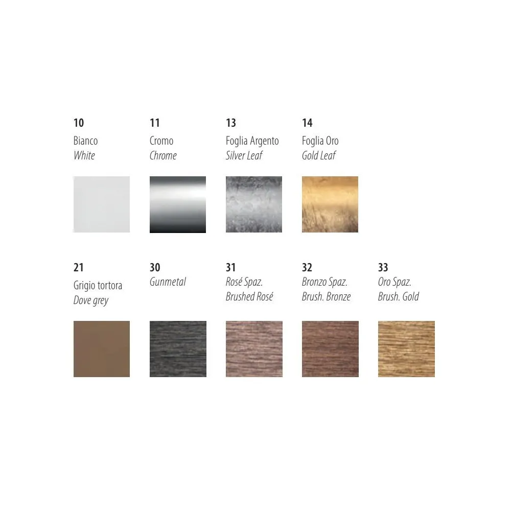 Applique moderna Fratelli Braga GAMMA 2080 A LED