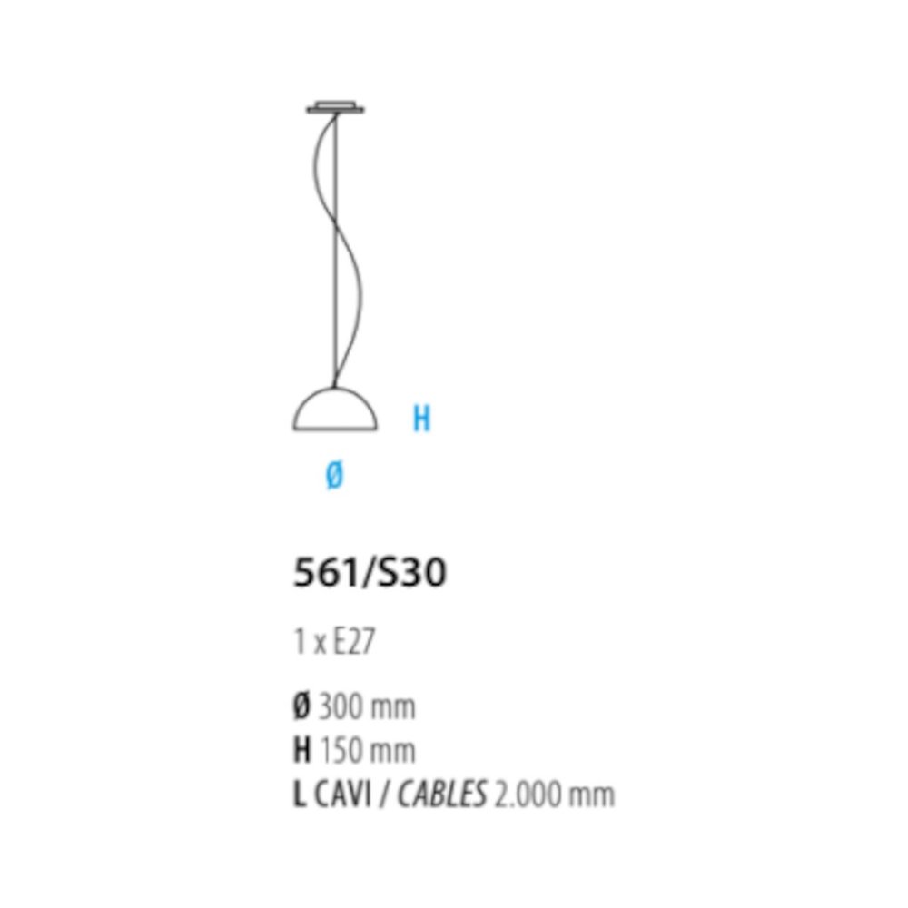 Lámpara de araña moderna Fratelli Braga DUNE 561 S30 E27 LED