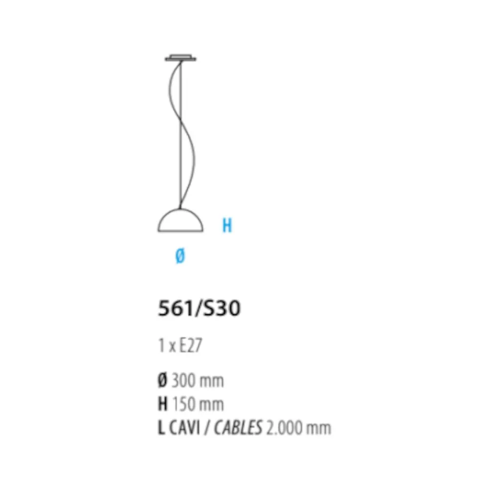 Lámpara de araña moderna Fratelli Braga DUNE 561 S30 E27 LED