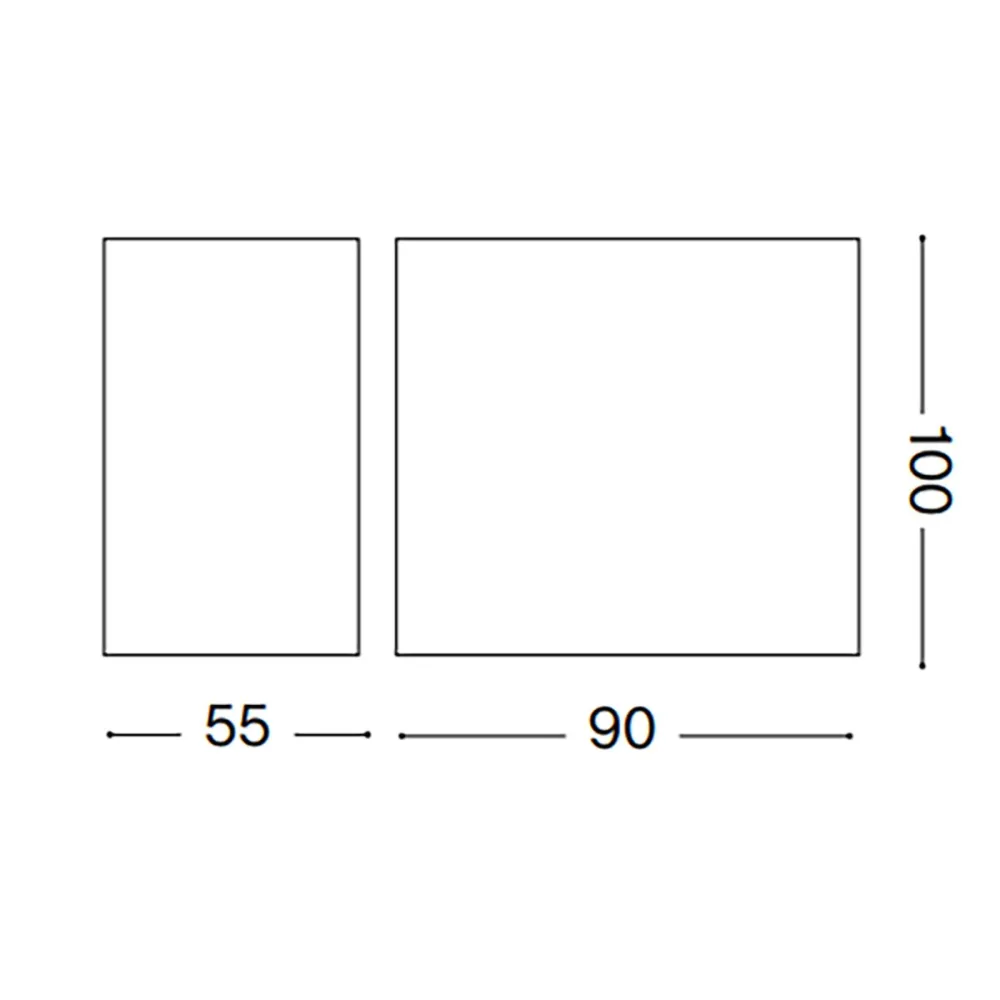 Applique d'extérieur Ideal Lux ARGO 268316 268293