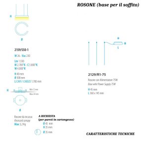 Lámpara de araña LED moderna Fratelli Braga HUG 2159 S50-1