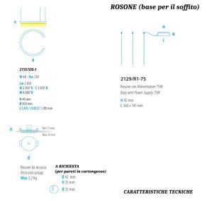Lámpara de araña LED moderna Fratelli Braga HUG 2159 S90-1
