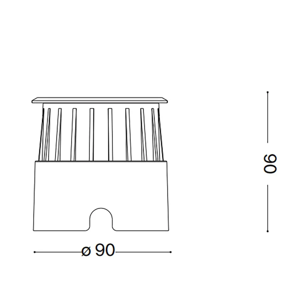 Foco empotrable exterior Ideal Lux FLOOR 255651