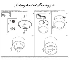 Aplique de exterior Ideal Lux URANO 168050