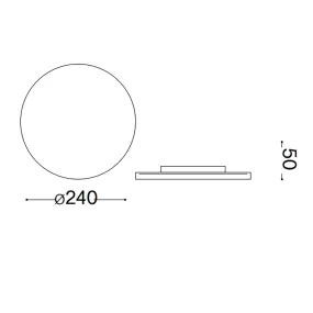 Außenwandleuchte Ideal Lux PUNTO 328539