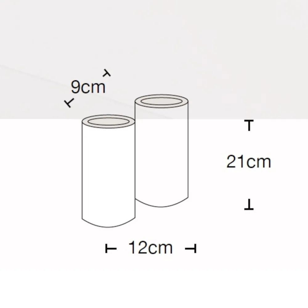 Applique gesso Lampadari Bartalini AIVALF 1200A GU10 LED