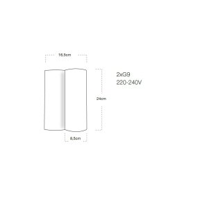 Lampadari Bartalini KOOB G9 LED