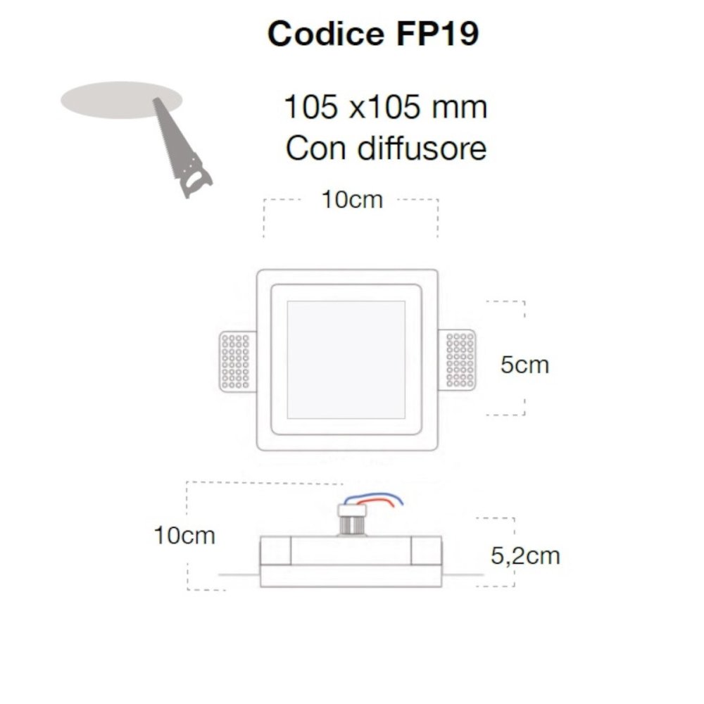 Foco empotrable Lampadari Bartalini ITNOP FP19 GU10 MR11 LED