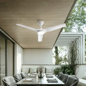 Ventilador de techo moderno Perenz NOVA 7194 BCT LED IP66