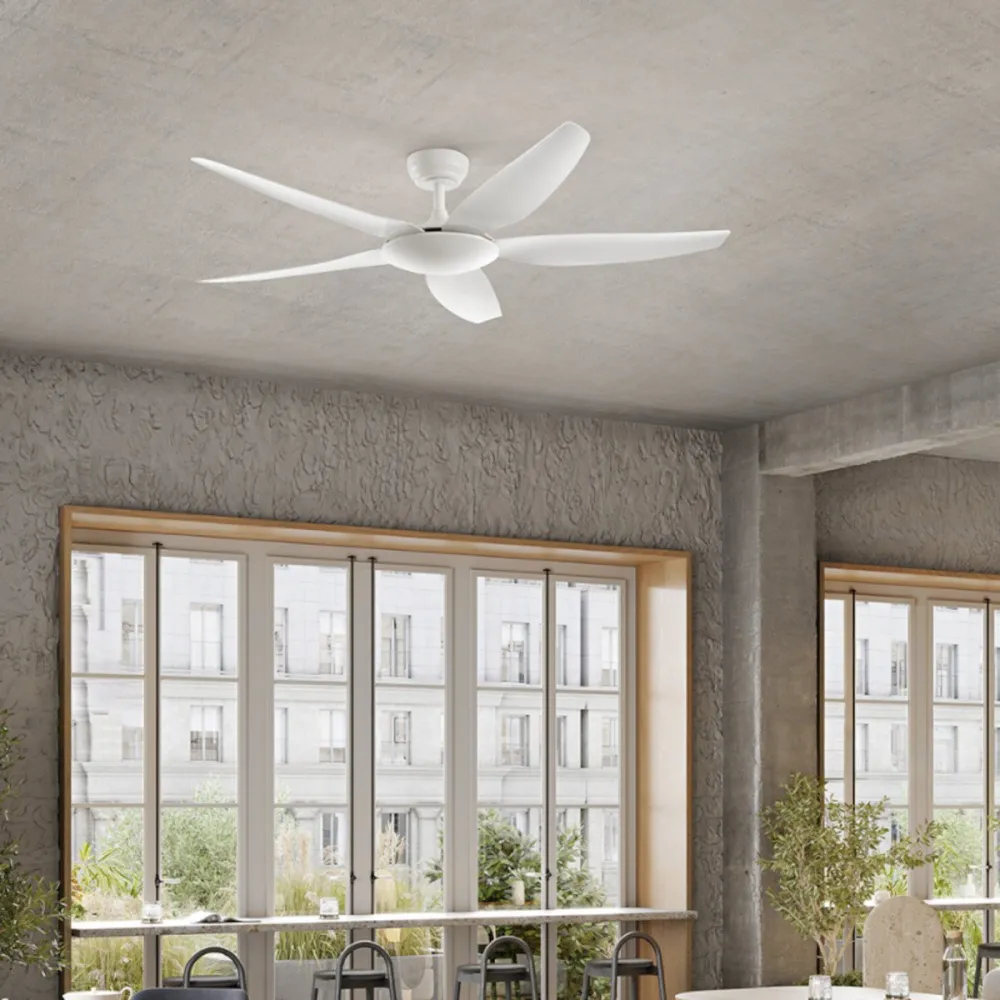 Ventilador moderno Perenz WIND 7200 B CT metal acrílico