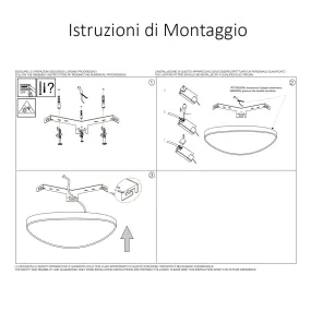 Plafoniera moderna led Ideal Lux GEMINI PL D042 328010 328027