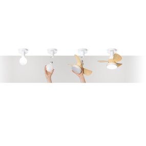 Deckenventilator Perenz beleuchtet EDDY 7208 6248 E27 LED