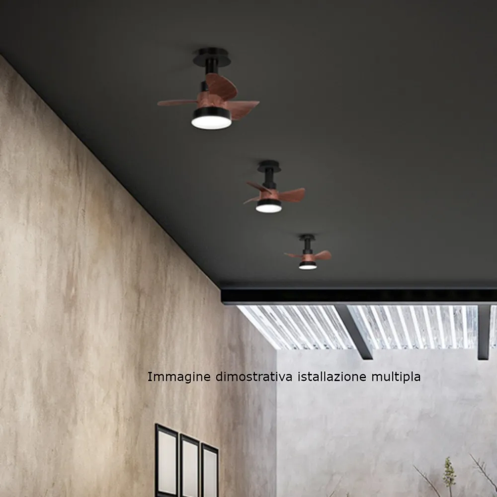 Deckenventilator Perenz beleuchtet EDDY 7208 6248 E27 LED